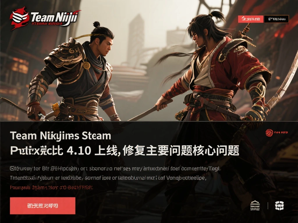 《浪人崛起》开发团队致歉Steam版问题，4.10补丁已发布