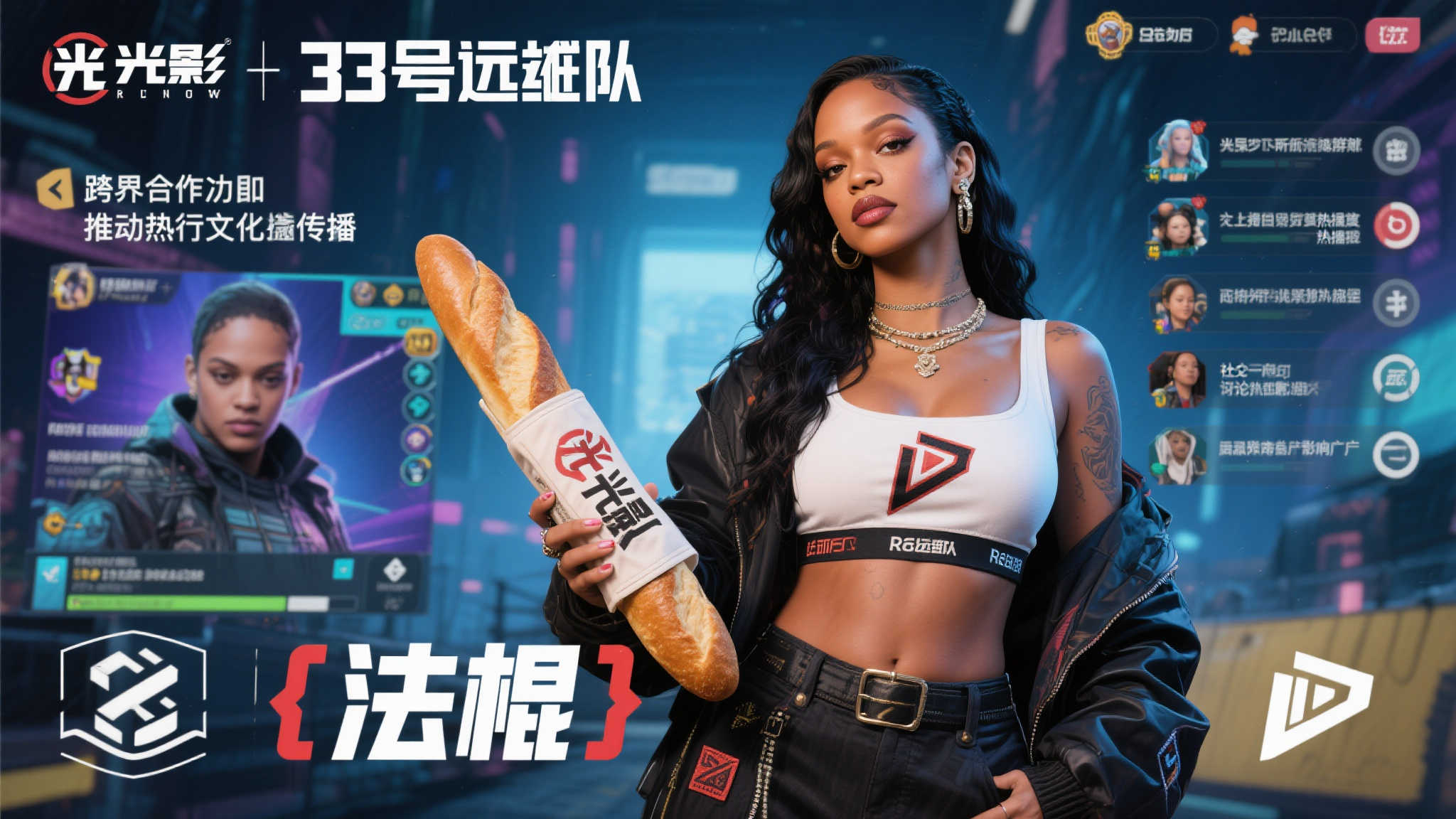 法棍热潮来袭!流行天后蕾哈娜携手《光与影:33号远征队》打造时尚新风尚 法棍热潮来袭!流行天后蕾哈娜携手《光与影:33号远征队》打造时尚新风尚